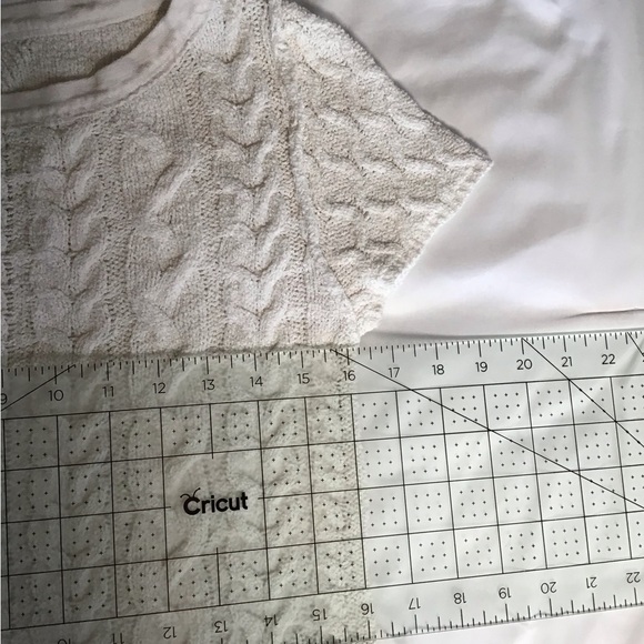 Free People White Cable Knit Sweater - Picture 4 of 9